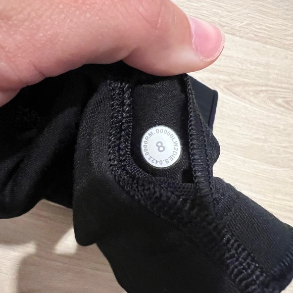 Lululemon Ribbed Nulu Asymmetrical Yoga Bra in Black - Picture 5 of 11